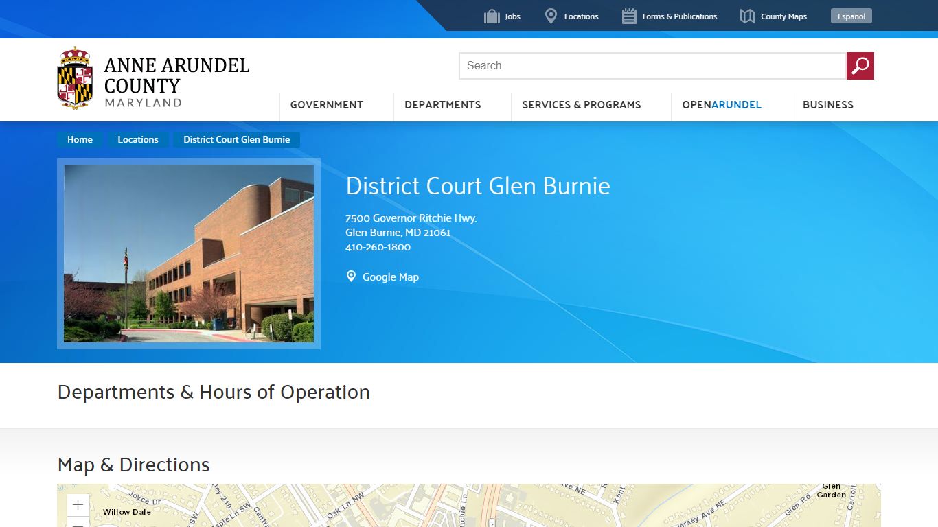 District Court Glen Burnie | Anne Arundel County, MD
